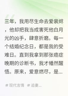 我的爱，化为了灰烬