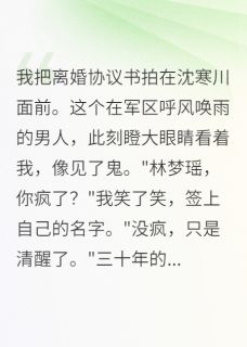 前世当保姆，重生我离婚小说 沈寒川梦瑶小说叫什么