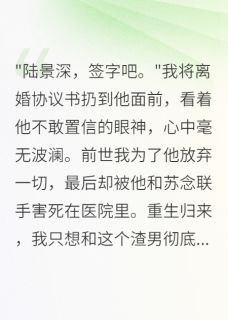 霍凌宵陆景深苏念全文目录 妻子怀孕七月，前男友送来遗书免费章节阅读