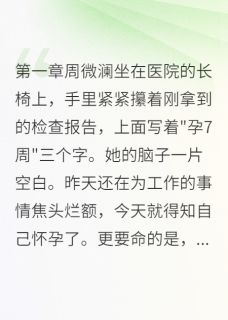 《意外怀孕后我成了团宠》(周微澜江明轩)小说阅读by听风