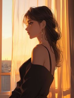 港夜薄雨风微凉